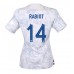 Billige Frankrig Adrien Rabiot #14 Udebane Fodboldtrøjer Dame VM 2022 Kortærmet